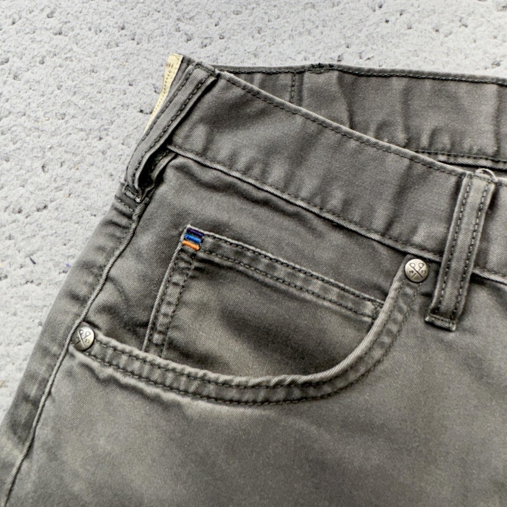 Patagonia Jeans Mens 31x32 Gray Chino Performance Twill Slim Straight Stretch - Picture 11 of 16